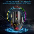 Wenefang Home Gaming Mouse Electric Rechargeable Wireless Mouse Bluetooth Gaming Luxury Brain Ergonomic Mouse with Backlight RGB Silent Mouse for Laptops. 