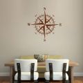 Compass Rose Wall Decal Vinyl Sticker Nautical Wall Art Decor - Directional North South East West. 