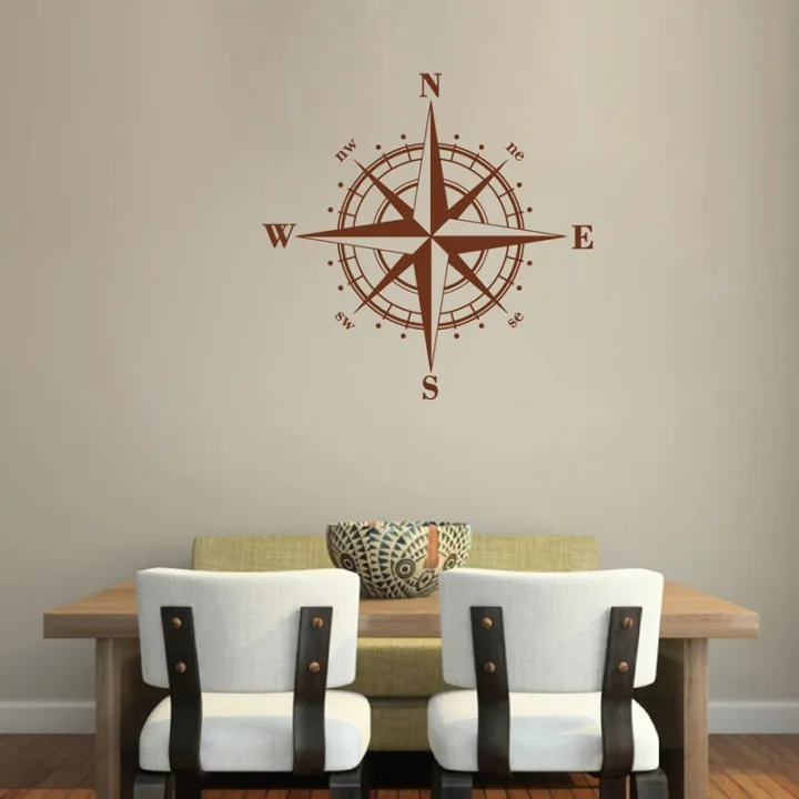 Compass%20Rose%20Wall%20Decal%20Vinyl%20Sticker%20Nautical%20Wall%20Art%20Decor%20-%20Directional%20North%20South%20East%20West%20-%20Image%202