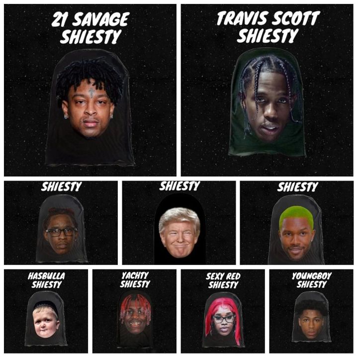 New 3D Seamless Face Mask Funny Celebrity Face Riding Scarf Sunscreen Ice Silk Head Mask