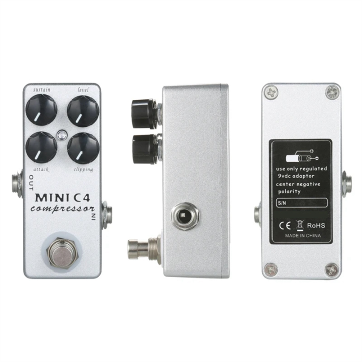 Sojhoop%20Audio%20MINI%20C4%20Compressor%20Guitar%20Effect%20Pedal%20True%20Bypass%20Guitar%20Effects%20-%20Image%205