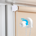 Replacement Roller Blind 17 mm Roller Blind Holder White Plastic Window Double Roller Blind Clamp Holder Chain Hoist. 
