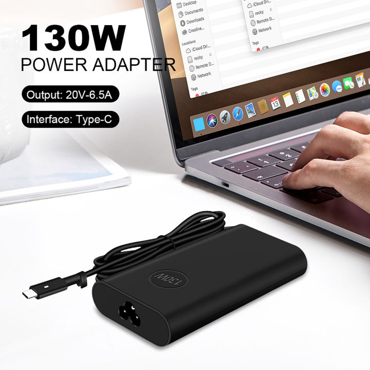Pisacom%20Adapter%20Charger%20130w%20Usb-c%20Type-c%20Laptop%20Adapter%20for%20Dell%20Xps%2015%20Portable%20Universal%20Ac%20Adapter%20Compatible%20with%20Xps%209500/9510/9520%20-%20Image%205
