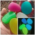 10pcs Decoration 4.5cm Luminous Pebbles Glow in Dark DIY Garden Luminous Stone Big Gravel Big Stone Courtyard. 