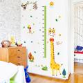 Giraffe Growth Chart Height Measure Wall Sticker 150cm(H) x 102cm(W). 