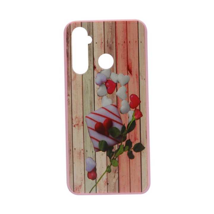 Candy/Rose Printed Realme 5 Pro Mobile Back Cover