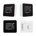 14 in 1 Air Quality Monitor Tuya WIFI CO/CO2 Detector Real Time Monitoring BIG Display Home Air Test Kits APP Control B Easy to Use. 