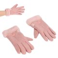 1 pair Warm Full Finger Electric Heating Gloves Touch Large Heating Area USB Heated Gloves Pink Adjustable Heat Cycling Heated Gloves for Skiing,Biking,Riding. 