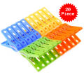 20-Pack Cloth Clips - Multicolor Laundry Pegs. 
