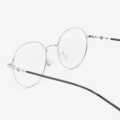 Round Shape MetalFrame Bluecoat(Yellow) Glasses For Unisex. 