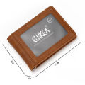 High Quality Yunshuo credit card clip money slim leather men's RFID bifold wallet front pocket holder. 