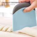 Bowl Bread Cream Cake Pizza Bench Scraper Dough Cutter DIY Baking Kitchen Cooking Tools With Scale. 