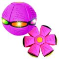 Magic UFO Magic LED Flying Saucer Ball Deformation Decompression Flat Throw Disc Ball Outdoor Kids Sports Balls. 
