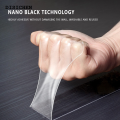 DISICHEN Profesional Transparent Acrylic Double-Sided Nano Tape Office Home Perforation-Free Self-Adhesive Waterproof Washable Frame Hook Wallpaper. 