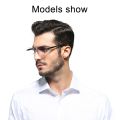 Men Anti Fatigue & Blue-ray Rimless Rhinestone Trimmed Presbyopic Glasses, +3.00D. 