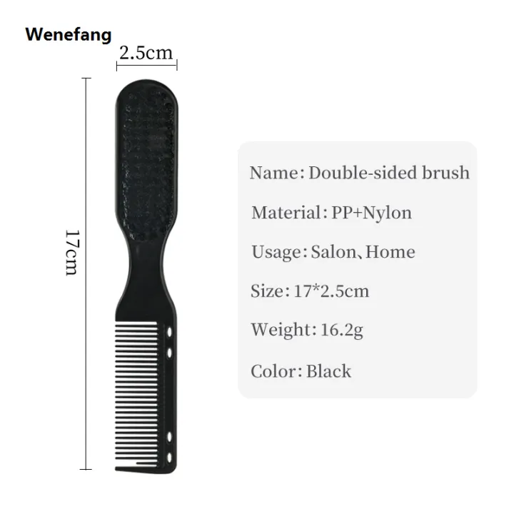 Wenefang%20Double-sided%20Professional%20Barber%20Neck%20Brush%20Comb%20Black%20Small%20Hair%20Luxury%20Styling%20Comb%20Shaving%20Beard%20Salon%20Carving%20Duster%20Cleaning%20Brush%20-%20Image%205