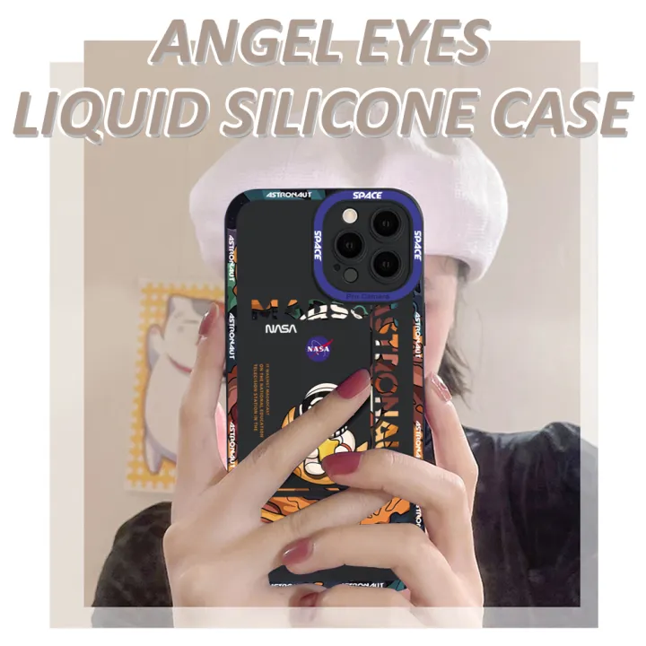 FELMYST%20for%20Xiaomi%20Poco%20X3%20Pro%20Poco%20X3%20NFC%20Back%20Cover%20Space%20Astronaut%20Pattern%20Angel%20Eyes%20Soft%20Phone%20Case%20-%20Image%203