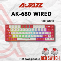 Ajazz AK680 Wired Gaming Keyboard. 