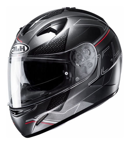 HJC TR-1 Cetus Grey Sports Touring Full Face Helmet With Sun Visor By Bikers Mart