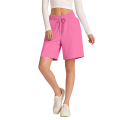 Women's Loose Shorts Pink XXL. 