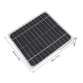 Waterproof Solar Panel Kit 20W Portable Solar Charger. 