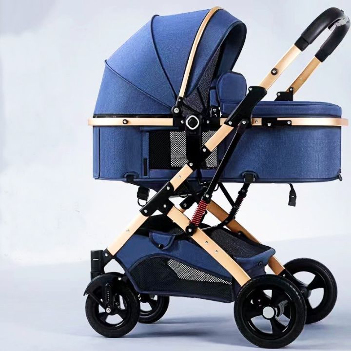 Premium 3-in-1 Baby Stroller – 2 Way Facing Newborn Travel Stroller