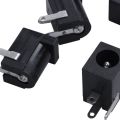 5 Pieces DC Power Jack Socket Female Panel Mount Connector with 6V 12V 24V 3A PWM Controller forward Reverse Control. 