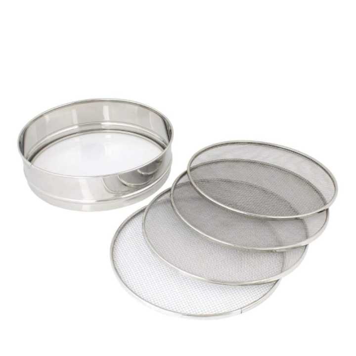 Set Di 5 Setacci Intercambiabili In Acciaio Inox 4 In 1, Per Farina