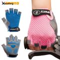 Wenefang 1Pair Kids Cycling Gloves Breathable Bicycle Gloves Half Finger Bike Gloves Non-Slip Mitten Outdoor Sports Roller Skating Gloves. 