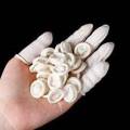 40pcs/lot Disposable Natural Rubber Finger Gloves Non-slip Latex Fingertip Protectors Nail Art Tattoo Gloves. 