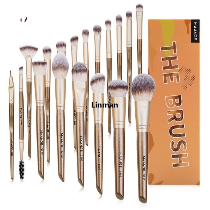 Linman%20MAANGE%20Professional%2018pcs%20Makeup%20Brushes%20Set%20Powder%20Foundation%20EyeBargain%20price%20Shadow%20Blush%20Blending%20Makeup%20Artist%20Tools%20Beauty%20Brushes%20MAG%205992J%20-%20Image%202