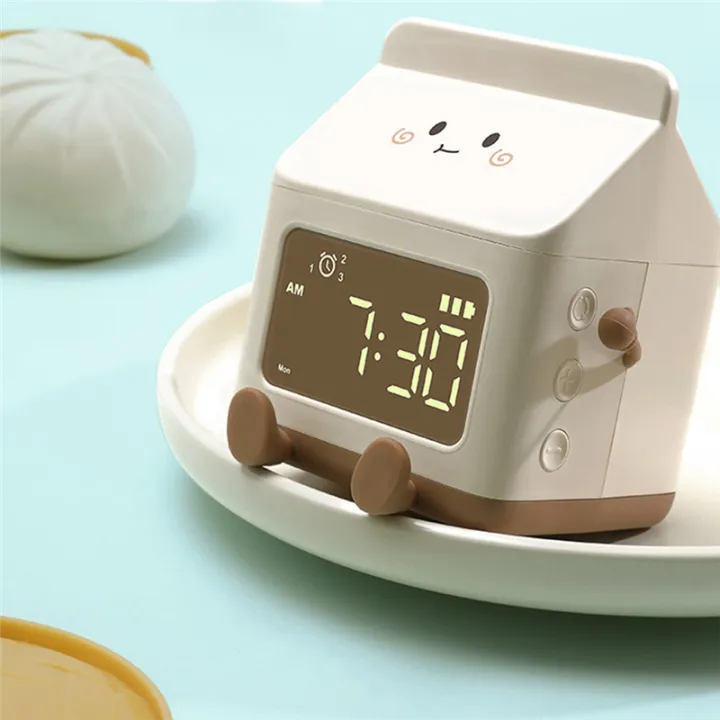 1%20PCS%20Milk%20Carton%20Alarm%20Clock%20Wind%20Milk%20Carton%20Electronic%20LED%20Smart%20Clock%20Bedroom%20Bedside%20Dormitory%20Student%20Clock%20Brown%20-%20Image%2010