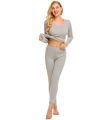 Seamless Thermal Coat Set For Women  Inside. 