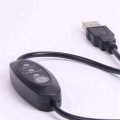 2X USB 5V-12V Temperature Controller Heater Thermostat 3-Speed Adjustable 24W. 