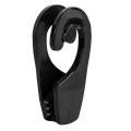 OUMERY Rail Mount Boat Hanger Hook Quick Release Clip Professional Versatile Adjuster Clip Line Clip 32mm Black. 