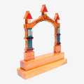 Wooden Biratnagar Gate Token. 