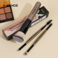 MAANGE 3pcs Essential Travel Makeup Brush Flat Foundation, Eyeshadow, Eyebrow Brush MAG51645. 