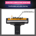 Difutagui New style 12-head Men Razor Double Stainless Steel Blades Shaving Fifty percent discount Razor Can Be Replaced By A Combination Of Heads Also For Women. 