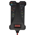 ARELENE 2X MP0514A 12V Digital Battery Tester Voltmeter and Charging System Analyzer with LCD Display BLACK VERSION. 
