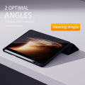 Premium Leather Flip Case For Oneplus Pad 11.61 Inch 2023 With Pencil Holder Hard Pc Shockproof Tri-Fold Hybrid Slim Cover. 