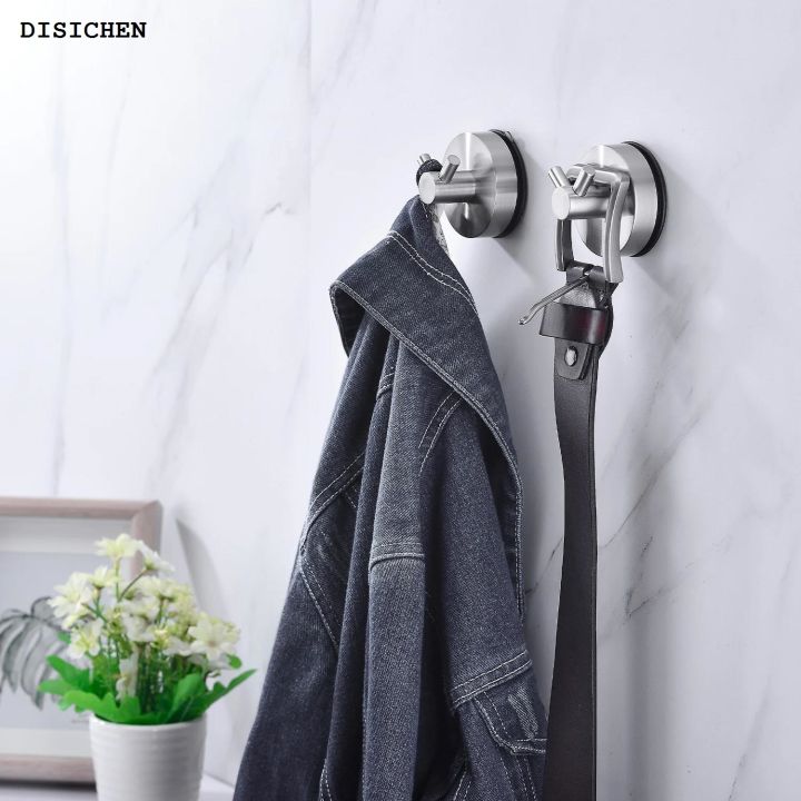 DISICHEN%20Profesional%202pcs%205KGS%20Vacuum%20Suction%20Cup%20Hook%20Reusable%20Hanger%20Towel%20Hooks%20Stainless%20Steel%20Robe%20Hook%20Nickel%20Kitchen%20Bathroom%20Home%20Accessories%20-%20Image%203