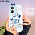 Jizetin for Realme 10 Back Cover Cartoon Pochacco Square Camera Soft Rubber Phone Case. 