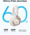 Soundcore Space One Pro By Annker , Flexi Curve Over - Ear Headphone , Adaptive Active Noise Cancelling Headphones Driven By 6 Mics , 60H Lossless Audio , Ultra - Fast Charging , Hi - Res Wireless , Comfortable Fit. 