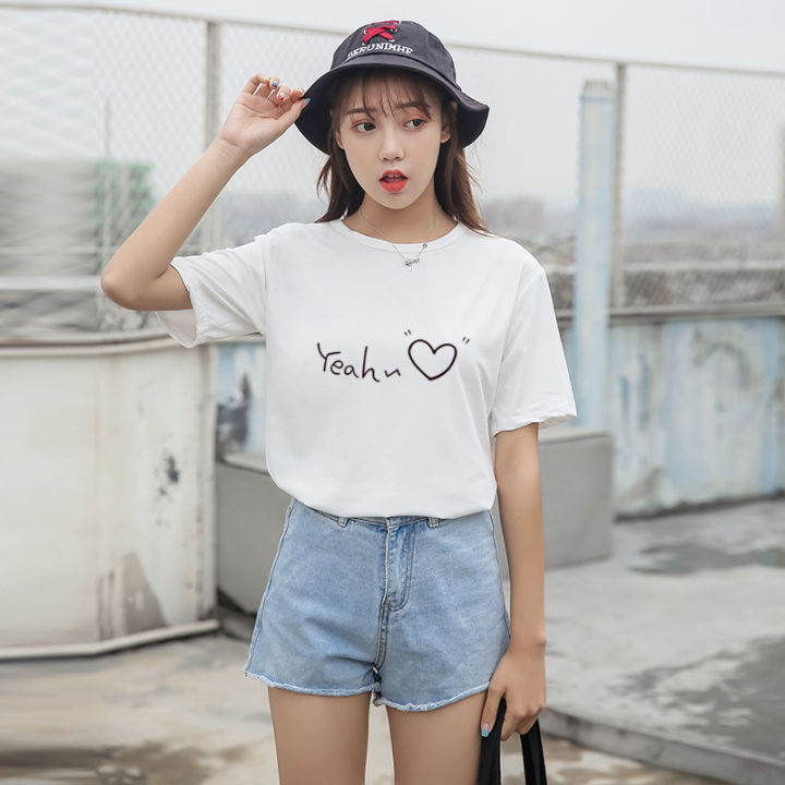 %5B30%20types%20of%20group%5D%20foreign%20trade%20T-shirt%20women's%20short%20sleeve%20Korean%20version%20of%20loose%20women's%20top,%20round%20neck%20undershirt,%20supply%20-%20Image%204