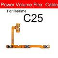 Power Volume Flex Cable For Oppo Realme C20 C21 C25 C25S C31 C35 C21Y C25Y Side Buttons Power Volume Keys On Off Switch Ribbon. 