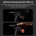 New Type-C Charging Smart Brake Sensing Bike Taillight IPX6 Waterproof Vibration Wake-Up Bicycle Rear Light 4 Lighting Modes Bicycle Tail Light Bicycle Accessories. 