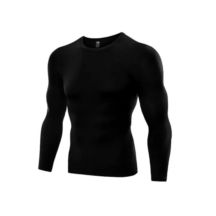 Black%20Full%20Sleeves%20Fitting%20Compression%20Shirt%20For%20Men%20-%20Image%202