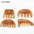 DISICHEN Luxury 1 Pcs Natural Ox Horn Pocket Comb Wide Toothed Comb SPA Guasha Scalp Massage Brush Hair Care Tool High Quality. 