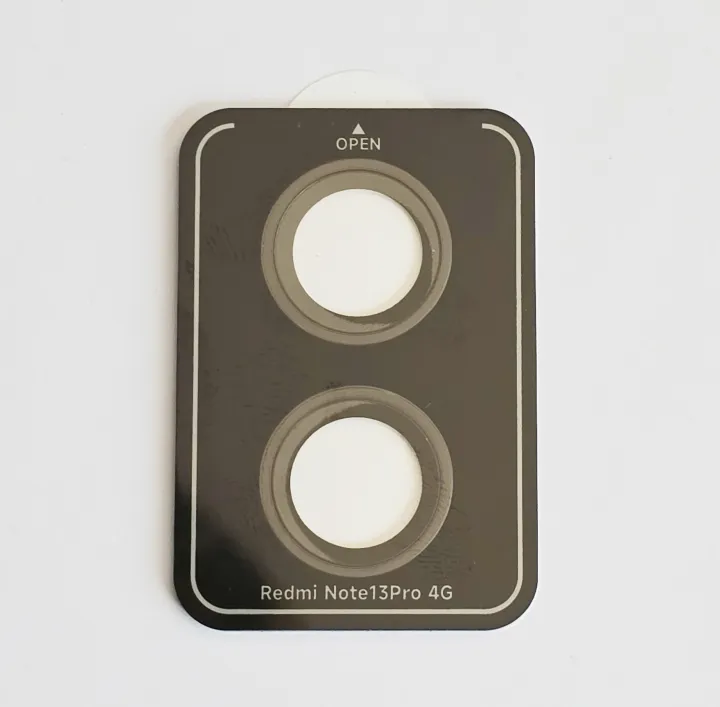 Camera%20Lens%20for%20Redmi%20Note%2013%20Pro%204G%20-%20Individual%20Metal%20Ring%20Tempered%20Glass%20Camera%20Screen%20Protector%20with%20Locator%20(Black)%20-%20Image%202