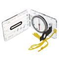 Foldable Navigation Camping Baseplate Compass Ruler Map. 